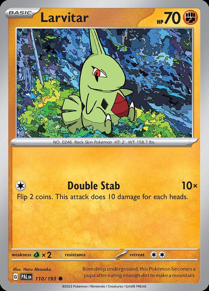 Larvitar - Paldea Evolved (Common) [PAL-110] Main image