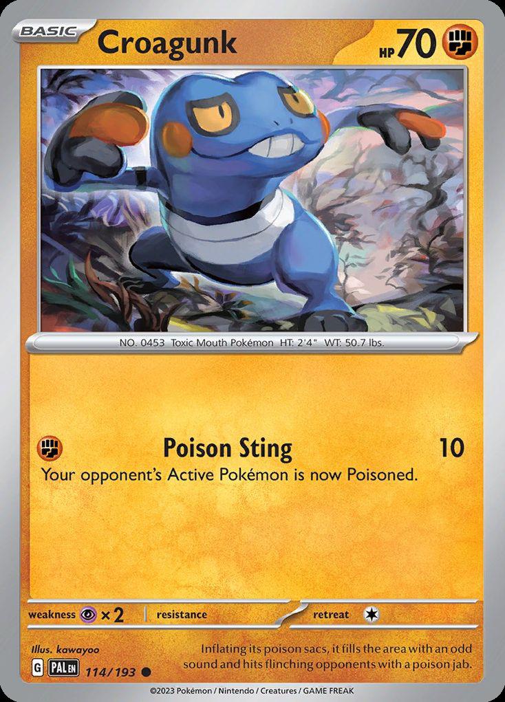 Croagunk - Paldea Evolved (Common) [PAL-114] Hoofdafbeelding