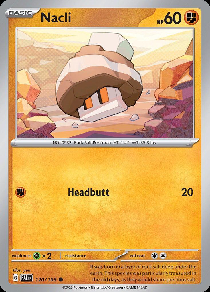 Nacli - Paldea Evolved (Common) [PAL-120] Main image