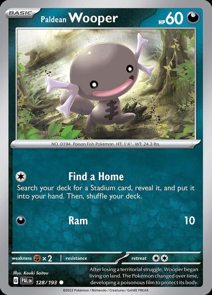 Paldean Wooper - Paldea Evolved (Common) [PAL-128] Image principale du produit