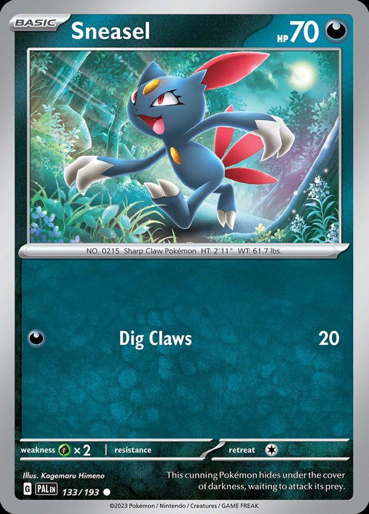 Sneasel - Paldea Evolved (Common) [PAL-133] Image principale du produit