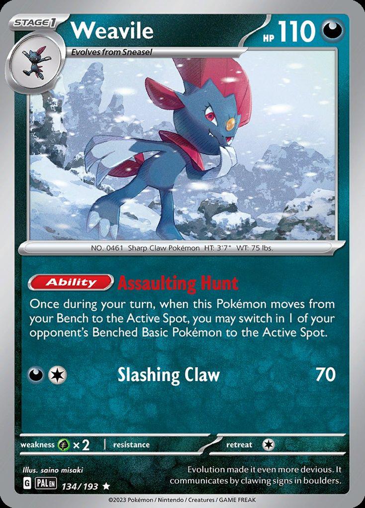 Weavile - Paldea Evolved (Rare) [PAL-134] Hauptbild