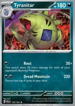 Tyranitar - Paldea Evolved (Rare) [PAL-135] Immagine principale del prodotto