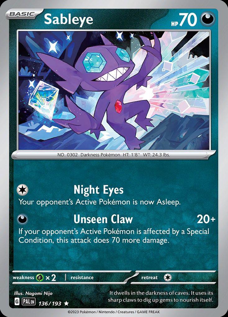 Sableye - Paldea Evolved (Rare) [PAL-136] Hoofdafbeelding