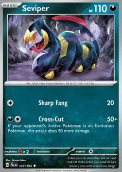 Seviper - Paldea Evolved (Uncommon) [PAL-137] Hoofdafbeelding