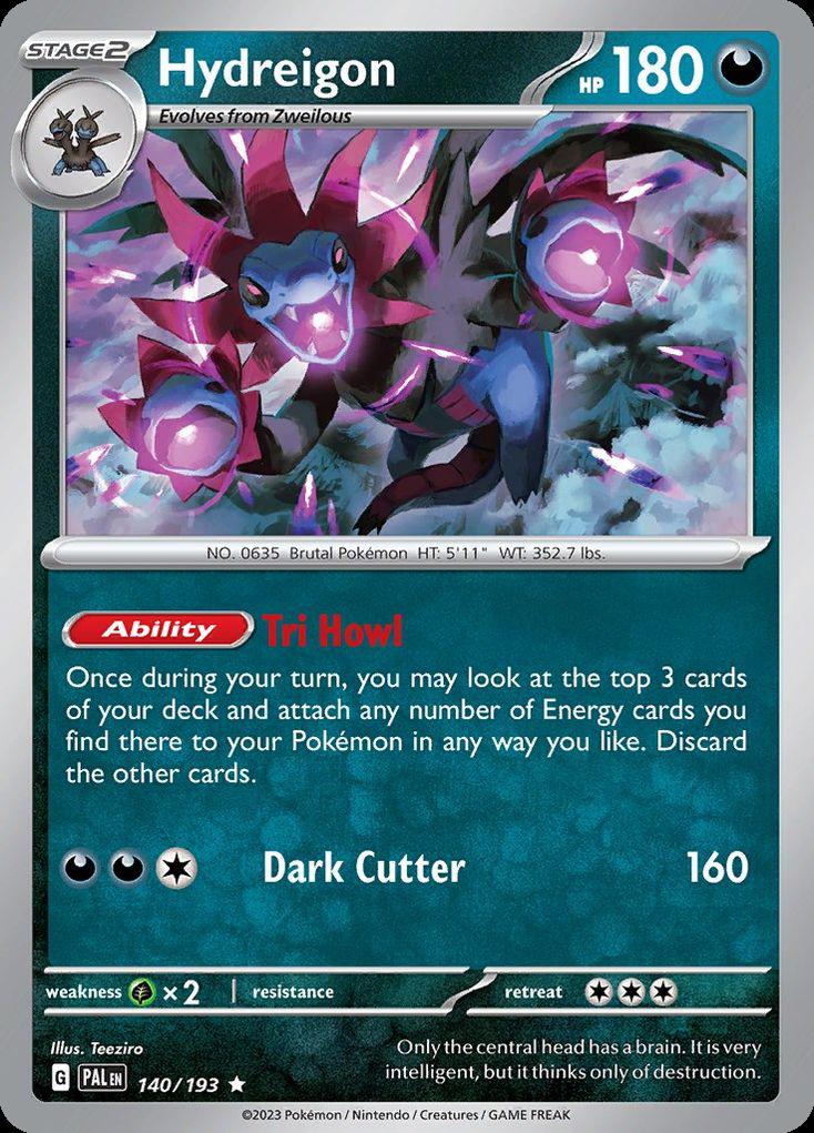 Hydreigon - Paldea Evolved (Rare) [PAL-140] Hoofdafbeelding