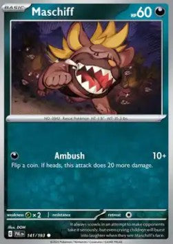 Maschiff - Paldea Evolved (Common) [PAL-141] Hoofdafbeelding