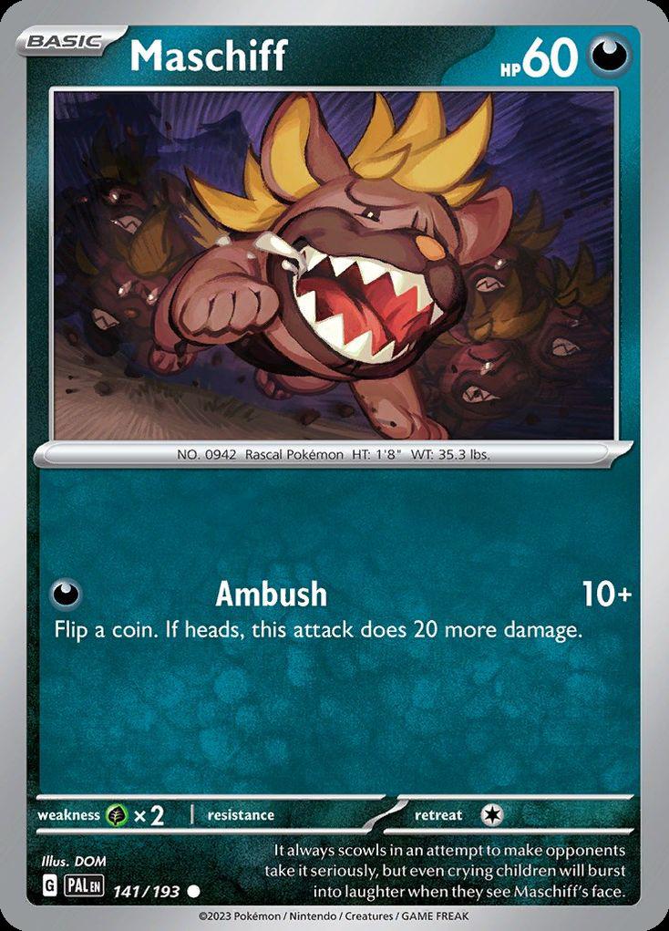 Maschiff - Paldea Evolved (Common) [PAL-141] Main image