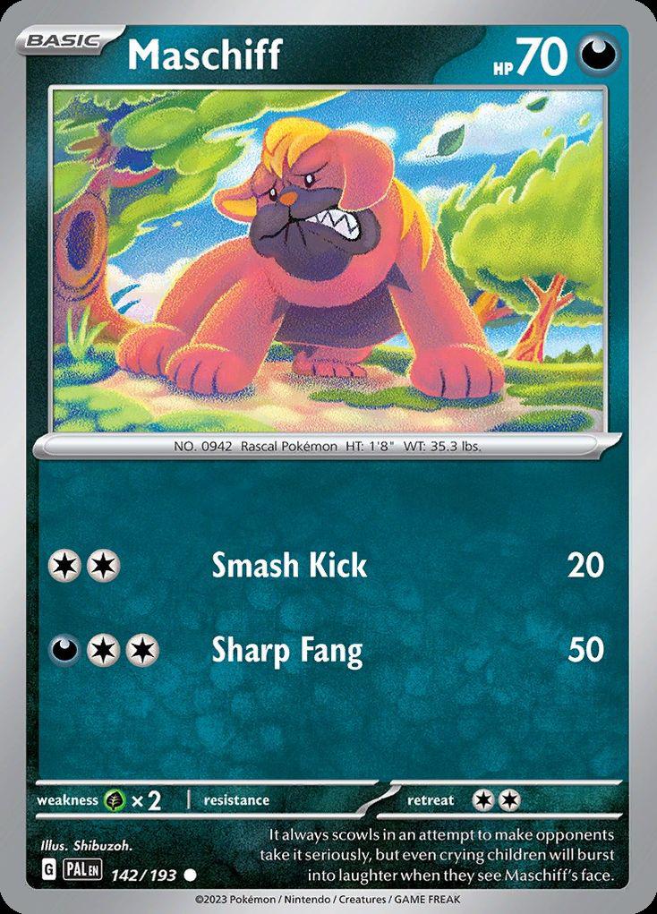 Maschiff - Paldea Evolved (Common) [PAL-142] Main image