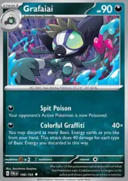 Grafaiai - Paldea Evolved (Uncommon) [PAL-146] Hoofdafbeelding