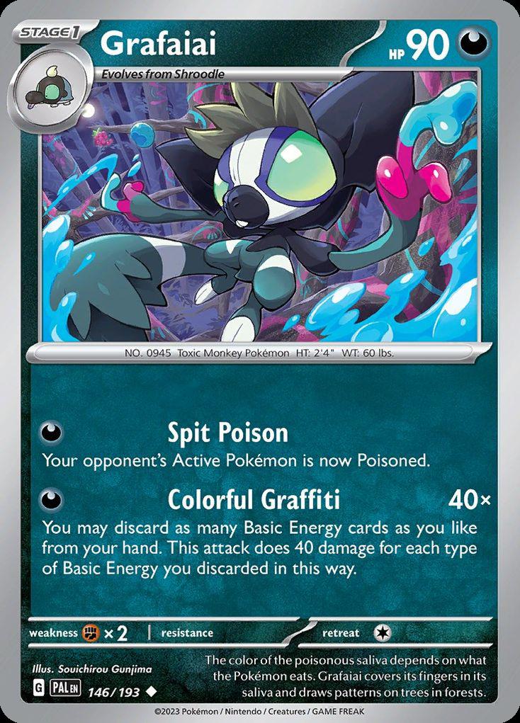 Grafaiai - Paldea Evolved (Uncommon) [PAL-146] Main image