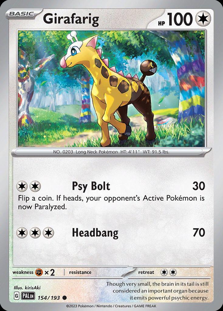 Girafarig - Paldea Evolved (Common) [PAL-154] Hoofdafbeelding