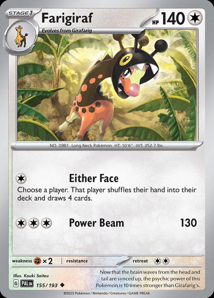 Farigiraf - Paldea Evolved (Uncommon) [PAL-155] Main image