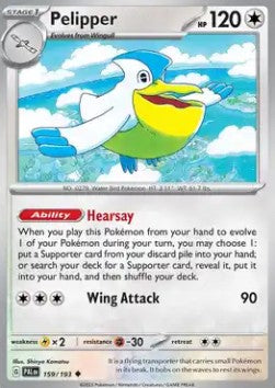 Pelipper - Paldea Evolved (Uncommon) [PAL-159] Hover Image