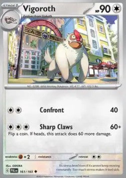 Vigoroth - Paldea Evolved (Uncommon) [PAL-161] Immagine principale del prodotto