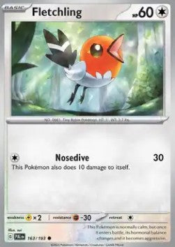 Fletchling - Paldea Evolved (Common) [PAL-163] Hoofdafbeelding