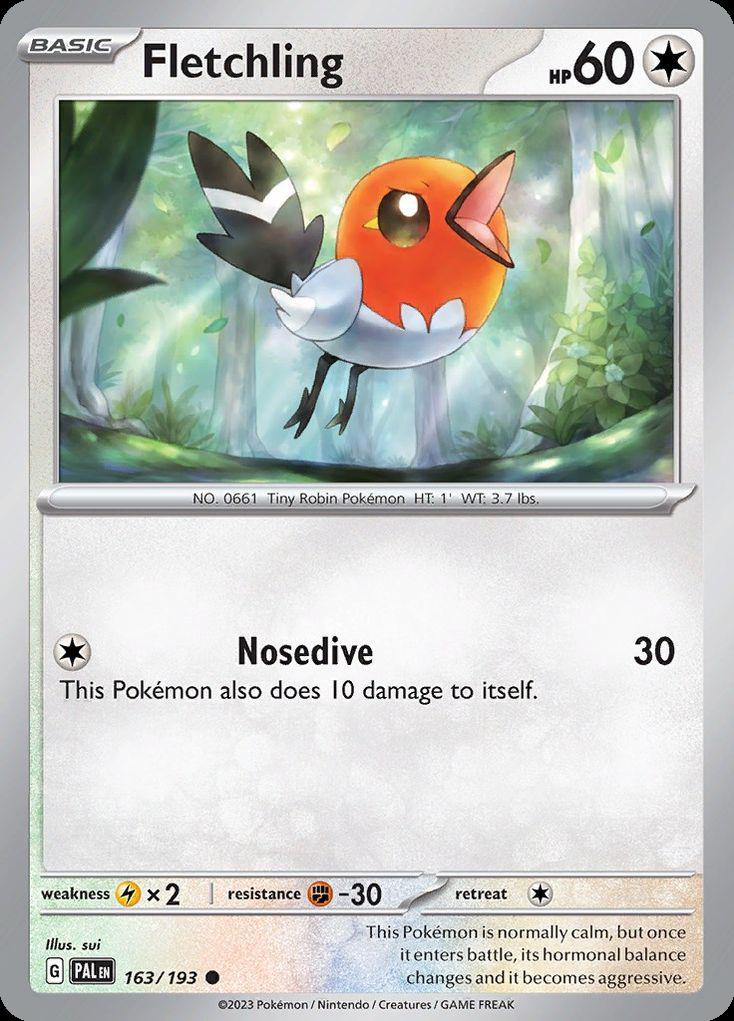 Fletchling - Paldea Evolved (Common) [PAL-163] Main image