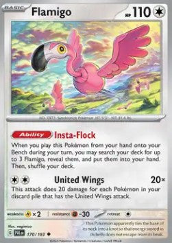 Flamigo - Paldea Evolved (Uncommon) [PAL-170] Hoofdafbeelding