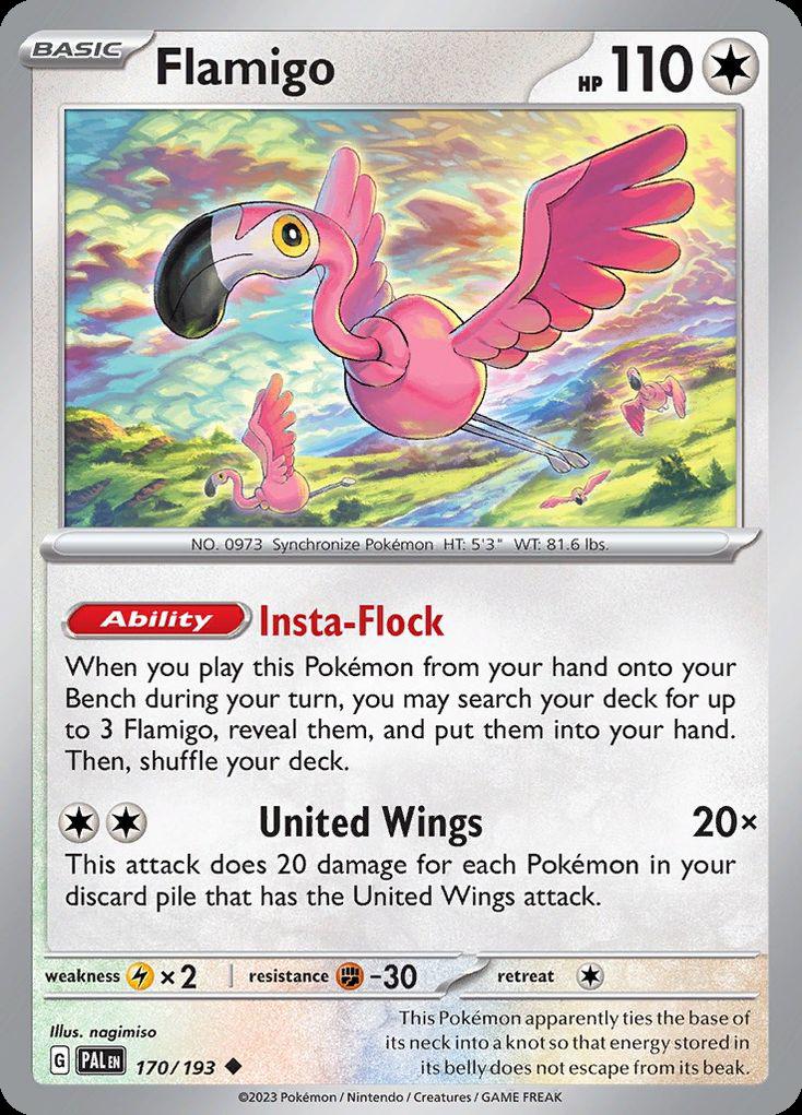 Flamigo - Paldea Evolved (Uncommon) [PAL-170] Image principale du produit