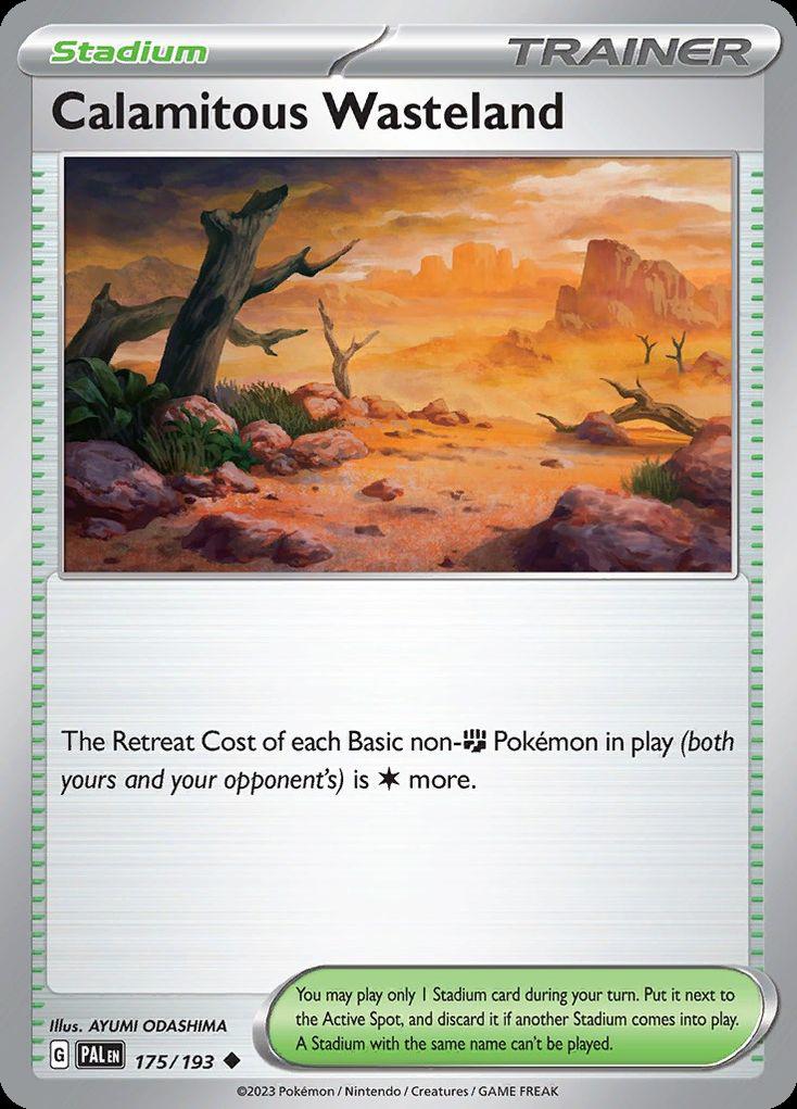 Calamitous Wasteland - Paldea Evolved (Uncommon) [PAL-175] Imagen principal del producto