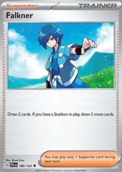 Falkner - Paldea Evolved (Uncommon) [PAL-180] Hoofdafbeelding