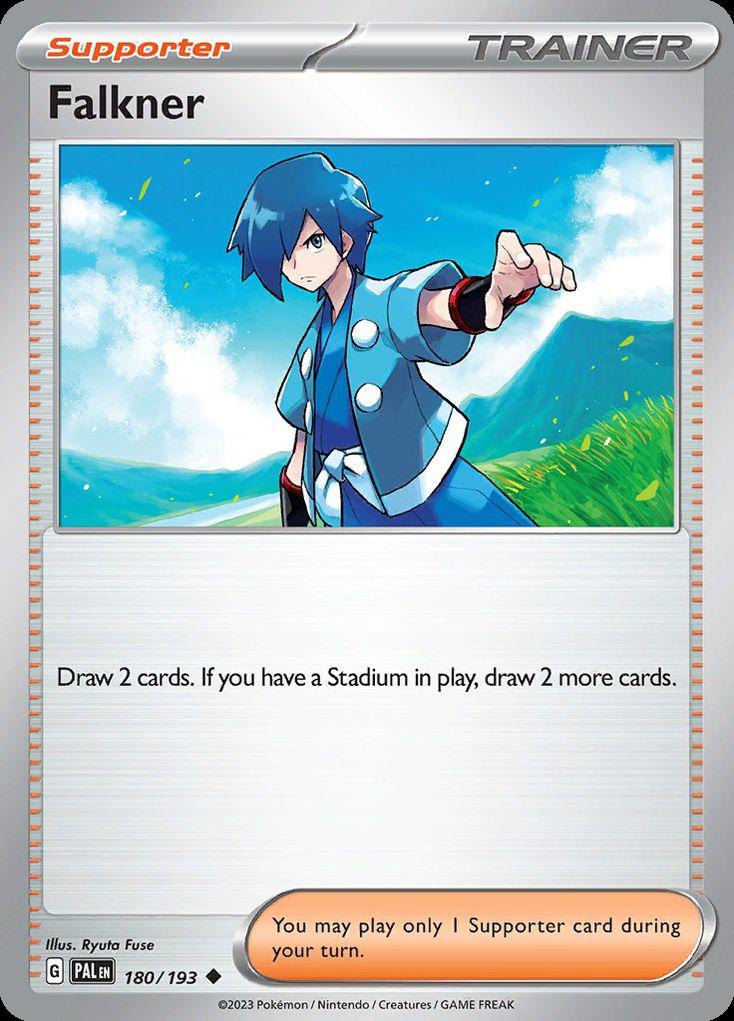 Falkner - Paldea Evolved (Uncommon) [PAL-180] Main image