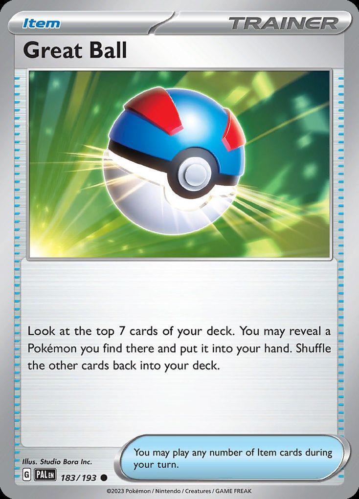 Great Ball - Paldea Evolved (Common) [PAL-183] Main image