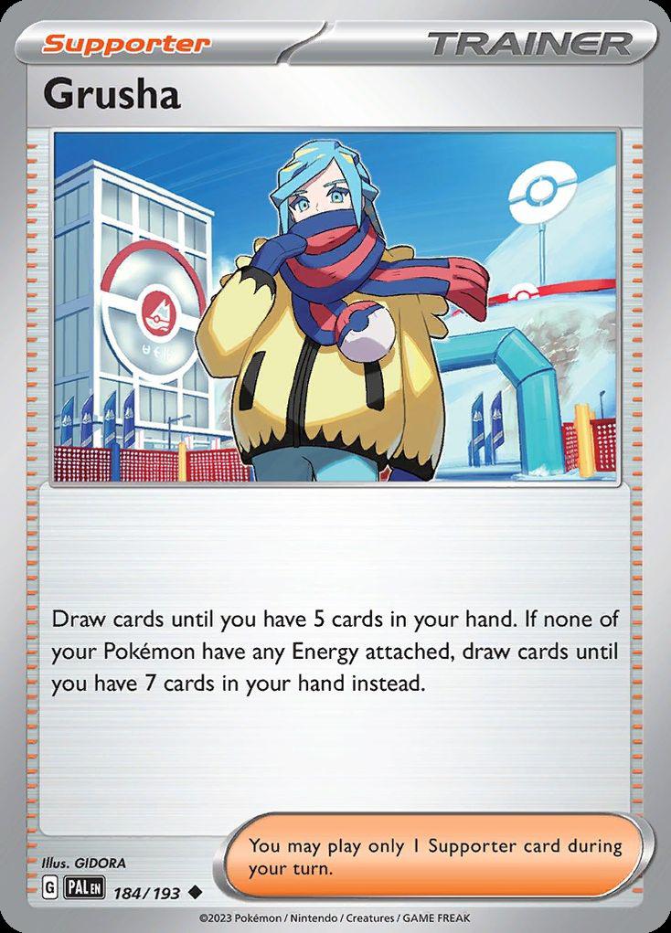 Grusha - Paldea Evolved (Uncommon) [PAL-184] Main image