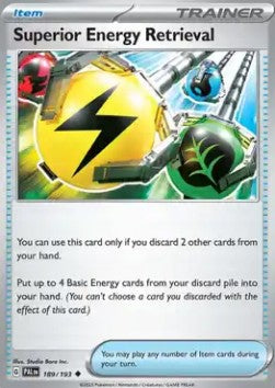 Superior Energy Retrieval - Paldea Evolved (Uncommon) [PAL-189] Immagine principale del prodotto