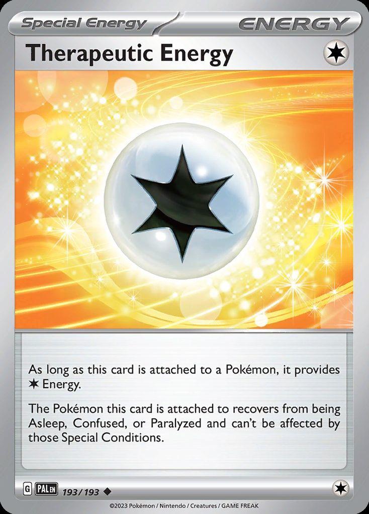 Therapeutic Energy - Paldea Evolved (Uncommon) [PAL-193] Main image
