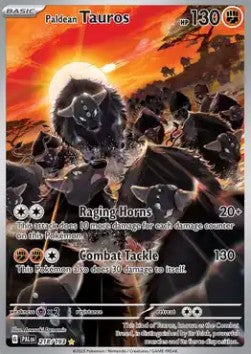 Paldean Tauros - Paldea Evolved (Illustration Rare) [PAL-218] Hoofdafbeelding