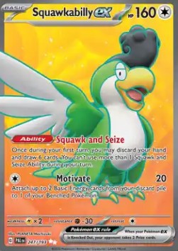 Squawkabilly ex - Paldea Evolved (Ultra Rare) [PAL-247] Hover Image
