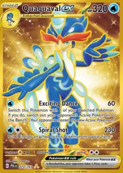 Quaquaval ex - Paldea Evolved (Secret Rare) [PAL-273] Hoofdafbeelding