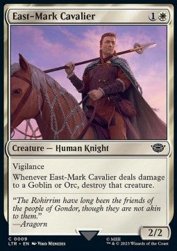 East-Mark Cavalier - The Lord of the Rings: Tales of Middle-earth (Common) [LTR-9] Hover Image
