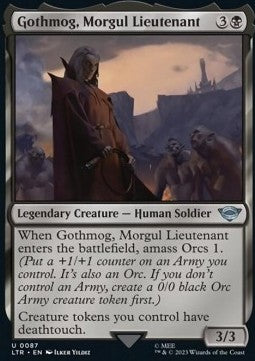 Gothmog, Morgul Lieutenant - The Lord of the Rings: Tales of Middle-earth (Uncommon) [LTR-87] Hauptbild