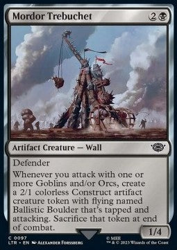 Mordor Trebuchet - The Lord of the Rings: Tales of Middle-earth (Common) [LTR-97] Hover Image