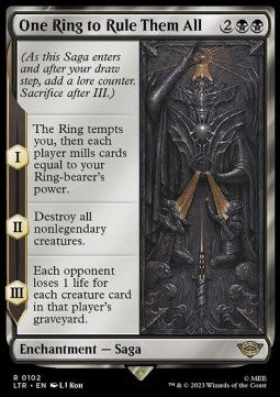 One Ring to Rule Them All - The Lord of the Rings: Tales of Middle-earth (Rare) [LTR-102] Image principale du produit