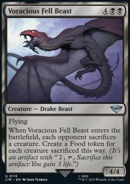 Voracious Fell Beast - The Lord of the Rings: Tales of Middle-earth (Uncommon) [LTR-113] Hauptbild