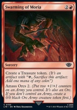 Swarming of Moria - The Lord of the Rings: Tales of Middle-earth (Common) [LTR-150] Hover Image