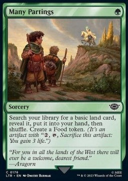Many Partings - The Lord of the Rings: Tales of Middle-earth (Common) [LTR-176] Hover Image