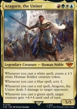Aragorn, the Uniter - The Lord of the Rings: Tales of Middle-earth (Mythic) [LTR-192] Imagen principal del producto