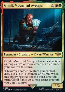 Gimli, Mournful Avenger - The Lord of the Rings: Tales of Middle-earth (Rare) [LTR-209] Imagen principal del producto