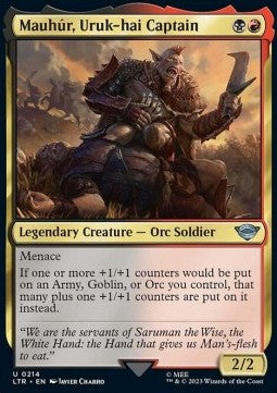 Mauhúr, Uruk-hai Captain - The Lord of the Rings: Tales of Middle-earth (Uncommon) [LTR-214]