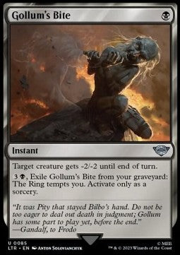 Gollum's Bite - The Lord of the Rings: Tales of Middle-earth (Uncommon) [LTR-85] Image principale du produit