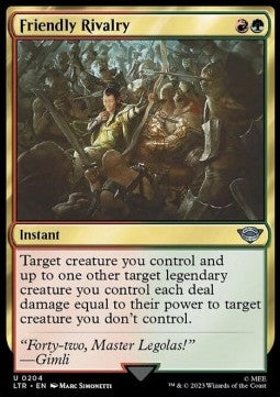 Friendly Rivalry - The Lord of the Rings: Tales of Middle-earth (Uncommon) [LTR-204] Hover Image