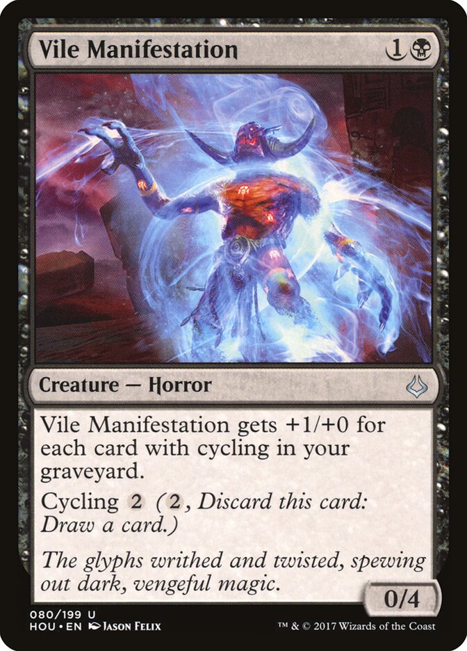 Vile Manifestation - Hour of Devastation (Uncommon) [HOU-80]