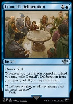 Council's Deliberation - The Lord of the Rings: Tales of Middle-earth (Uncommon) [LTR-46] Hover Image