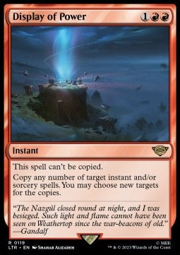 Display of Power - The Lord of the Rings: Tales of Middle-earth (Rare) [LTR-119] Hover Image