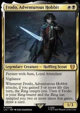 Frodo, Adventurous Hobbit - Commander: The Lord of the Rings: Tales of Middle-earth (Mythic) [LTC-2] Main image
