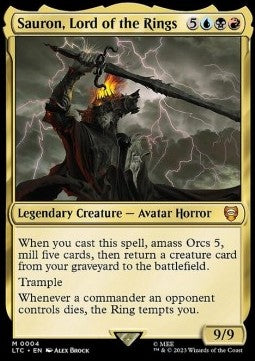 Sauron, Lord of the Rings - Commander: The Lord of the Rings: Tales of Middle-earth (Mythic) [LTC-4] Hauptbild